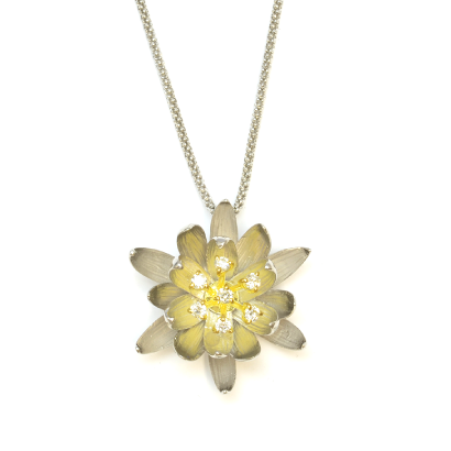 未草のペンダントネックレス