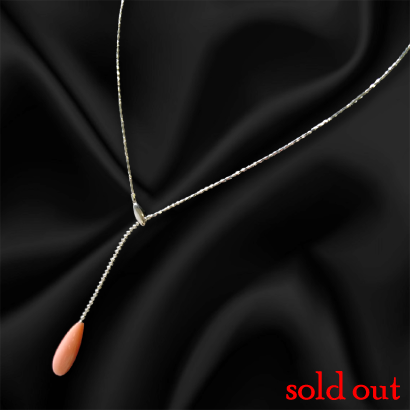 ダイヤチェーンのクリップ式ネックレス