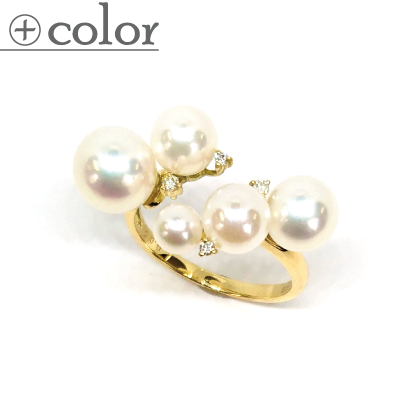 旬のアイテム、フォークリングをパールで