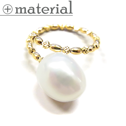 むくんでも大丈夫！サイズフリーのパールリング