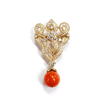 ティアラのようなゴージャスブローチ