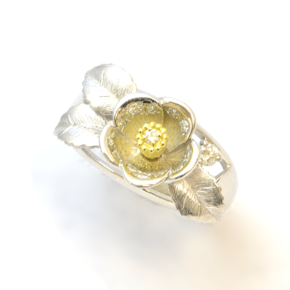 侘助椿のリング