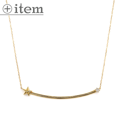 スターとバーを組み合わせたトレンドネックレス